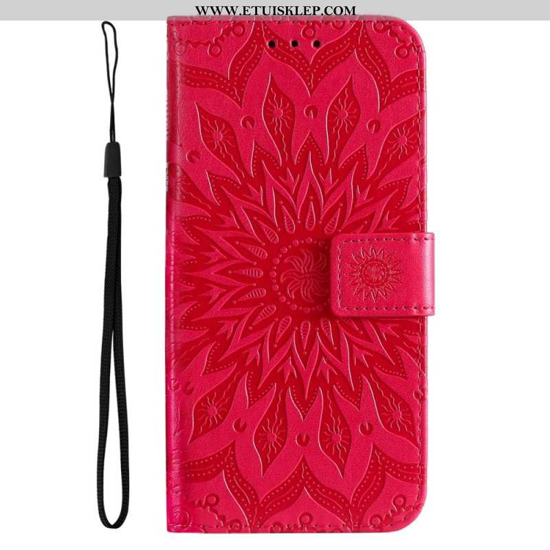 Etui Folio do Vivo Y16 Mandala Sun Ze Smyczą